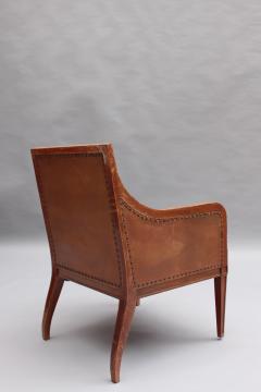 A Set of 3 Fine French 1930s Office Armchairs 1 desk chairs and 2 Visitors - 4094339
