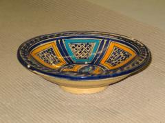 A Set of 3 Hand Painted Dishes Bowls - 4090997