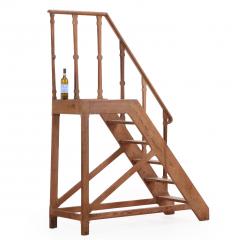 A Set of European Pine Library Steps C 1910  - 4441074