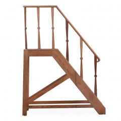 A Set of European Pine Library Steps C 1910  - 4441075