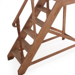 A Set of European Pine Library Steps C 1910  - 4441076