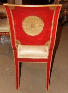 A Set of Four 18th Century Sicilian Polychrome and Parcel Gilt Chairs - 3209057