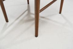 A Set of Four Dining Chairs with Woven Straw Seats and Backs Europe ca 1950s - 3458590