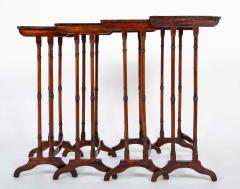 A Set of Four Early 19th Century Regency Nesting Tables - 4002618