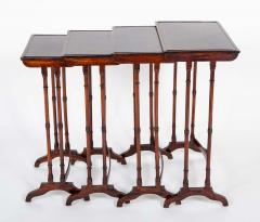 A Set of Four Early 19th Century Regency Nesting Tables - 4002620