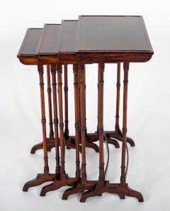 A Set of Four Early 19th Century Regency Nesting Tables - 4002621