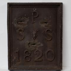 A Set of Four English Lead Parish Boundary Plaques Marked Dated - 4188908