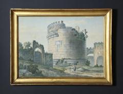 A Set of Four Watercolors of Ancient Ruins Circle of Ducros 1800 1810 - 269274