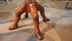 A Set of Four Whimsical 19th Century English Walnut Parquetry Side Tables - 3656633