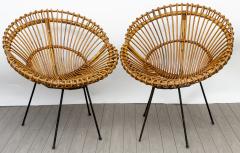 A Set of Italian Mid Century Bamboo Chairs And Table - 3692897