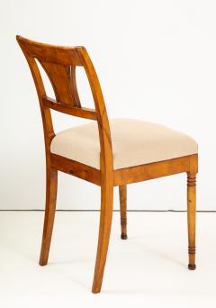 A Set of Six Danish Empire Inlaid Birchwood Sidechairs Circa 1810 1820 - 1279194