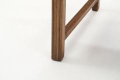 A Set of Six Oak and Rush Dining Chairs France 1950s - 3103564