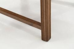 A Set of Six Oak and Rush Dining Chairs France 1950s - 3103565
