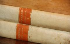 A Set of Two 19th Century Italian Latin Dictionaries - 3719601