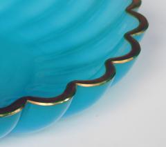 A Shapely French Pale blue Opaline Glass Shell form Bowl - 1636988
