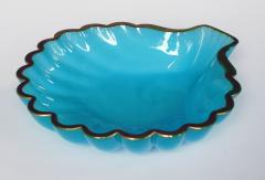 A Shapely French Pale blue Opaline Glass Shell form Bowl - 1636991