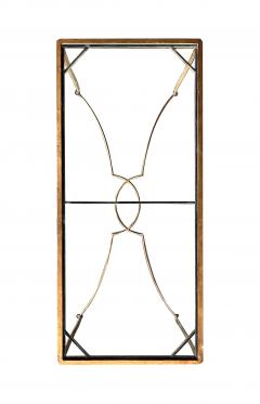 A Shapely Italian 1960s Gilt iron Rectangular Coffee Table with Glass Top - 3485831