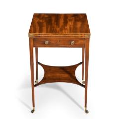 A Sheraton period George III mahogany patience table - 1408993