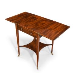 A Sheraton period George III mahogany patience table - 1408996