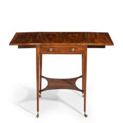 A Sheraton period George III mahogany patience table - 1408998