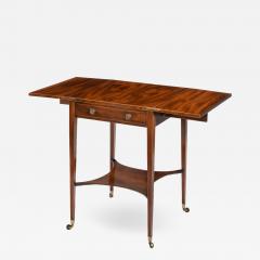 A Sheraton period George III mahogany patience table - 1409435