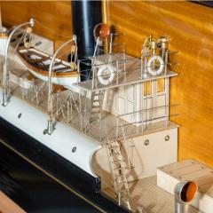 A Shipyard Model Of The Wooden Steam Ship S S F W Harris  - 1274756