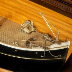 A Shipyard Model Of The Wooden Steam Ship S S F W Harris  - 1274758