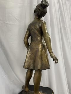 A Signed Bronze Ballerina by Italian Sculptor Sergio Benvenuto Italy 1950s - 2918853