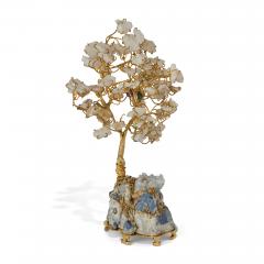 A Silver and Quartz Model of a Bonsai Tree - 4809031