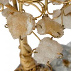 A Silver and Quartz Model of a Bonsai Tree - 4809039