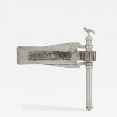 A Silver and Silver Filigree Purim Rattle with Bird Finial - 4812721