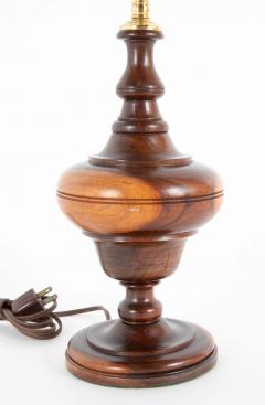 A Similar Pair of Lignum Vitae Classical Lamps  - 3545444