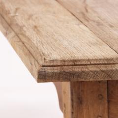 A Simple French Oak Farm Table C 1900  - 4541005