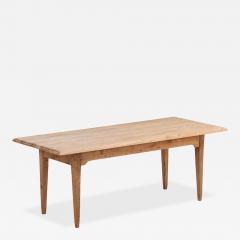 A Simple French Oak Farm Table C 1900  - 4545220