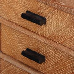 A Small English Art Deco Cerused Oak Desk C 1940  - 4576222