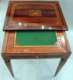 A Small Florentine Game Desk with Mechanical Features - 270998