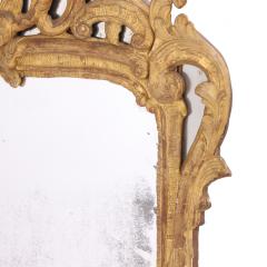 A Small French Giltwood and Carved Mirror 18th C  - 4651629