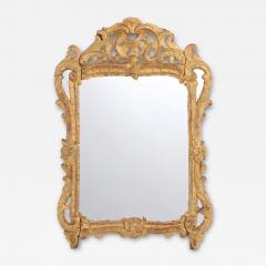 A Small French Giltwood and Carved Mirror 18th C  - 4651667