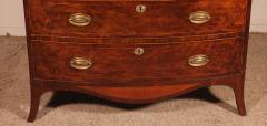 A Small Mahogany Chest Of Drawers With Inlays 18th Century - 3665640