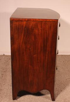A Small Mahogany Chest Of Drawers With Inlays 18th Century - 3665642