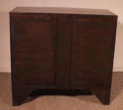 A Small Mahogany Chest Of Drawers With Inlays 18th Century - 3665644