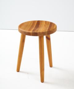 A Solid Pine Swedish Stool Circa 1960s - 2593095