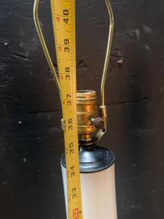 A Statuesque pair of Cased Glass Murano table lamps on Black Walnut bases - 4489023