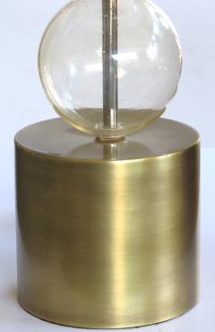 A Striking Murano Mid Century Lamp of Stacked Gold Orbs - 59336