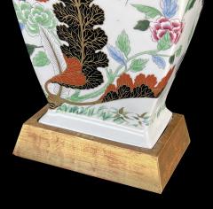 A Striking Set of Four Portuguese Imari Style Vases Now Mounted as Lamps - 3308594