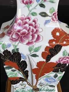 A Striking Set of Four Portuguese Imari Style Vases Now Mounted as Lamps - 3308595