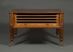 A Superb Quality George IV Fiddleback Mahogany Folio Table - 2212752