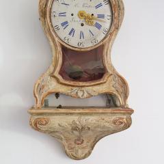 A Superb Swedish Rococo Cartel Clock with Bracket circa 1760 - 3093335