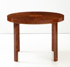 A Swedish Birch and Elmwood Side Table Circa 1940s - 3296634