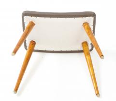 A Swedish Birch and Upholstered Stool Ca 1940s - 2587811